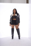 Oversize jade jackets